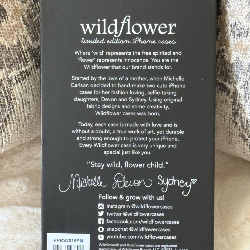 🌷Wildflower Pink Posie Rosie Floral iPhone 15 Pro Max Phone Case - Picture 11 of 11